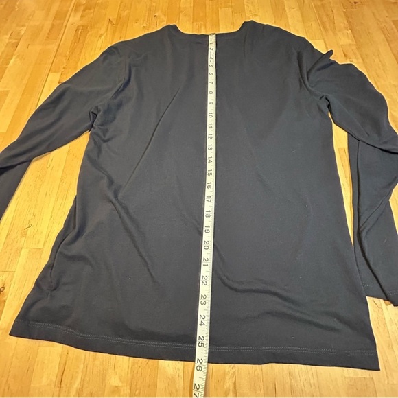 Old Navy Long Sleeve Navy Blue Henley - Picture 6 of 7